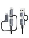 Kabel 6w1 USAMS Data Cable Digital Display Aluminium Alloy Fast charging 240W 1.2m