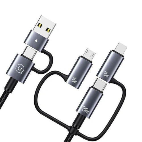 Kabel 6w1 USAMS Data Cable Digital Display Aluminium Alloy Fast charging 240W 1.2m