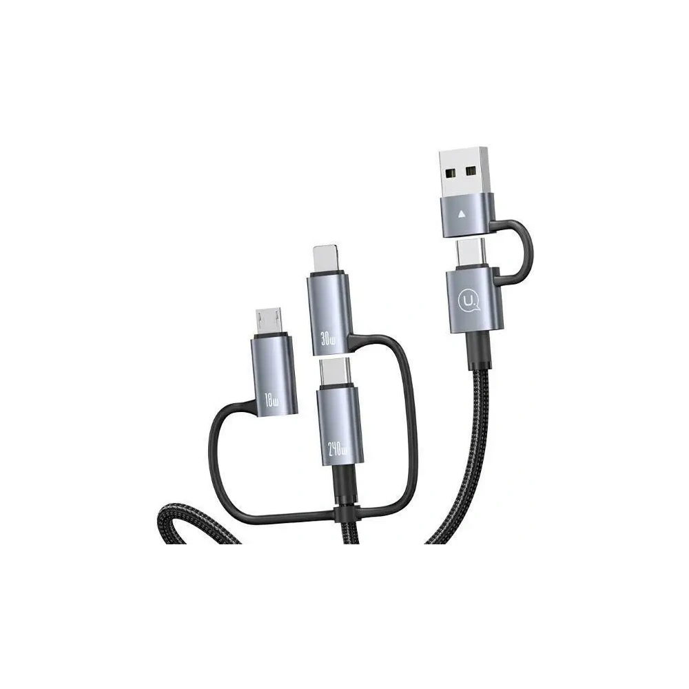 Kabel 6w1 USAMS Data Cable Digital Display Aluminium Alloy Fast charging 240W 1.2m