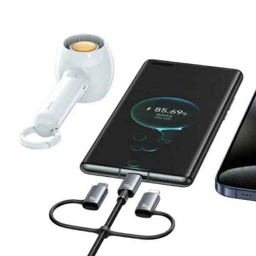 Kabel 6w1 USAMS Data Cable Digital Display Aluminium Alloy Fast charging 240W 1.2m