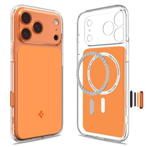 Etui Spigen Ultra Hybrid T Mag MagSafe do Apple iPhone 17 Pro Glossy Orange