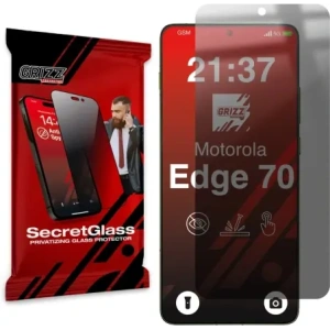 Matowe szkło prywatyzujące GrizzGlass SecretGlass do Motorola Edge 70