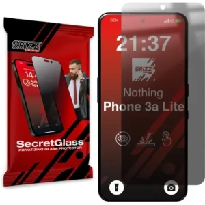 Matowe szkło prywatyzujące GrizzGlass SecretGlass do Nothing Phone 3a Lite