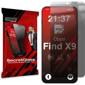 Matowe szkło prywatyzujące GrizzGlass SecretGlass do Oppo Find X9