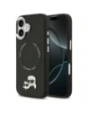 Etui Karl Lagerfeld Karl & Choupette Pins MagSafe do Apple iPhone 17 czarny