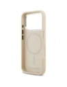 Etui Karl Lagerfeld Karl & Choupette Pins MagSafe do Apple iPhone 17 Pro beżowy