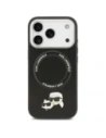 Etui Karl Lagerfeld Karl & Choupette Pins MagSafe do Apple iPhone 17 Pro czarny