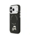 Etui Karl Lagerfeld Karl & Choupette Pins MagSafe do Apple iPhone 17 Pro Max czarny