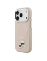 Etui Karl Lagerfeld Karl & Choupette Pins MagSafe do Apple iPhone 17 Pro Max różowy