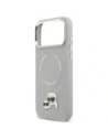 Etui Karl Lagerfeld Karl & Choupette Pins MagSafe do Apple iPhone 17 Pro Max szary