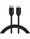 Kabel HDMI 2.0 Baseus, 4K 60Hz, 3D, HDR, 18Gbps, 1m (czarny)