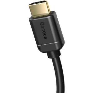 BaseusHDMI 2.0 Kabel, 4K 60Hz, 3D, HDR, 18Gbps, 1m (schwarz)