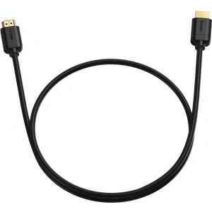 BaseusHDMI 2.0 Kabel, 4K 60Hz, 3D, HDR, 18Gbps, 1m (schwarz)