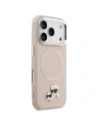 Etui Karl Lagerfeld Karl & Choupette Pins MagSafe do Apple iPhone 17 Pro różowy
