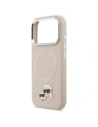 Etui Karl Lagerfeld Karl & Choupette Pins MagSafe do Apple iPhone 17 Pro różowy
