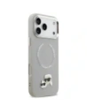 Etui Karl Lagerfeld Karl & Choupette Pins MagSafe do Apple iPhone 17 Pro szary