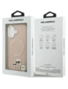 Etui Karl Lagerfeld Karl & Choupette Pins MagSafe do Apple iPhone 17 różowy