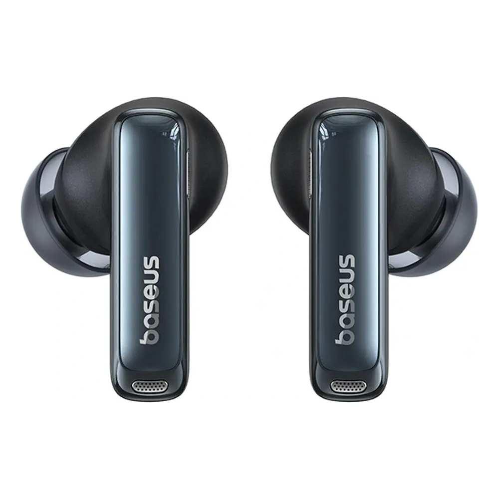 Bezprzewodowe słuchawki dokanałowe Baseus Bowie M2s Ultra TWS z interaktywnym ekranem czarne