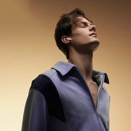 Bezprzewodowe słuchawki dokanałowe Baseus Bowie M2s Ultra TWS z interaktywnym ekranem białe