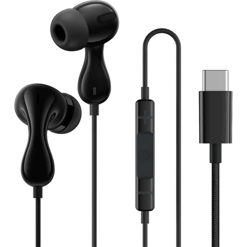 Słuchawki dokanałowe Baseus Encok CZ20 USB-C czarne