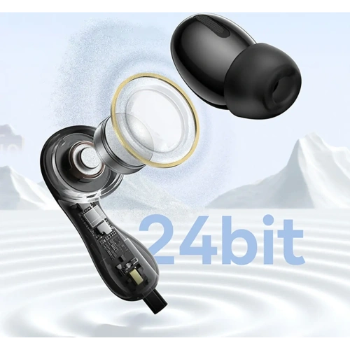 Słuchawki dokanałowe Baseus Encok CZ20 USB-C czarne