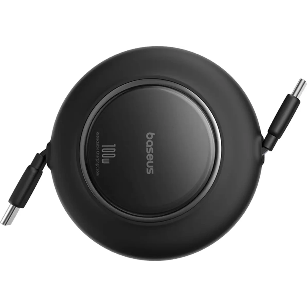 Kabel zwijany Baseus Free2Pull Mini 100W USB-C / USB-C 2m czarny