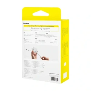 Kabel zwijany Baseus Free2Pull Mini 100W USB-C / USB-C 2m biały