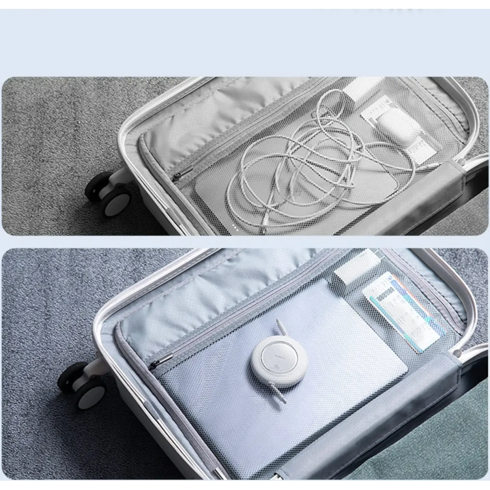 Kabel zwijany Baseus Free2Pull Mini 100W USB-C / USB-C 2m biały