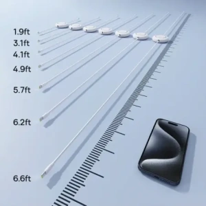 Kabel zwijany Baseus Free2Pull Mini 100W USB-C / USB-C 2m biały