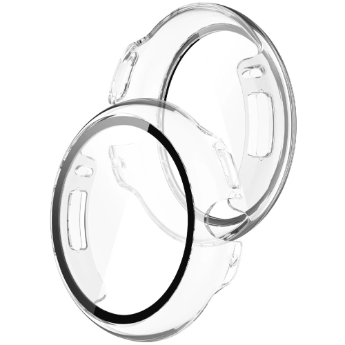 Etui ze szkłem do zegarka Bizon Case+Glass Watch do Google Pixel Watch 4 45mm przezroczyste