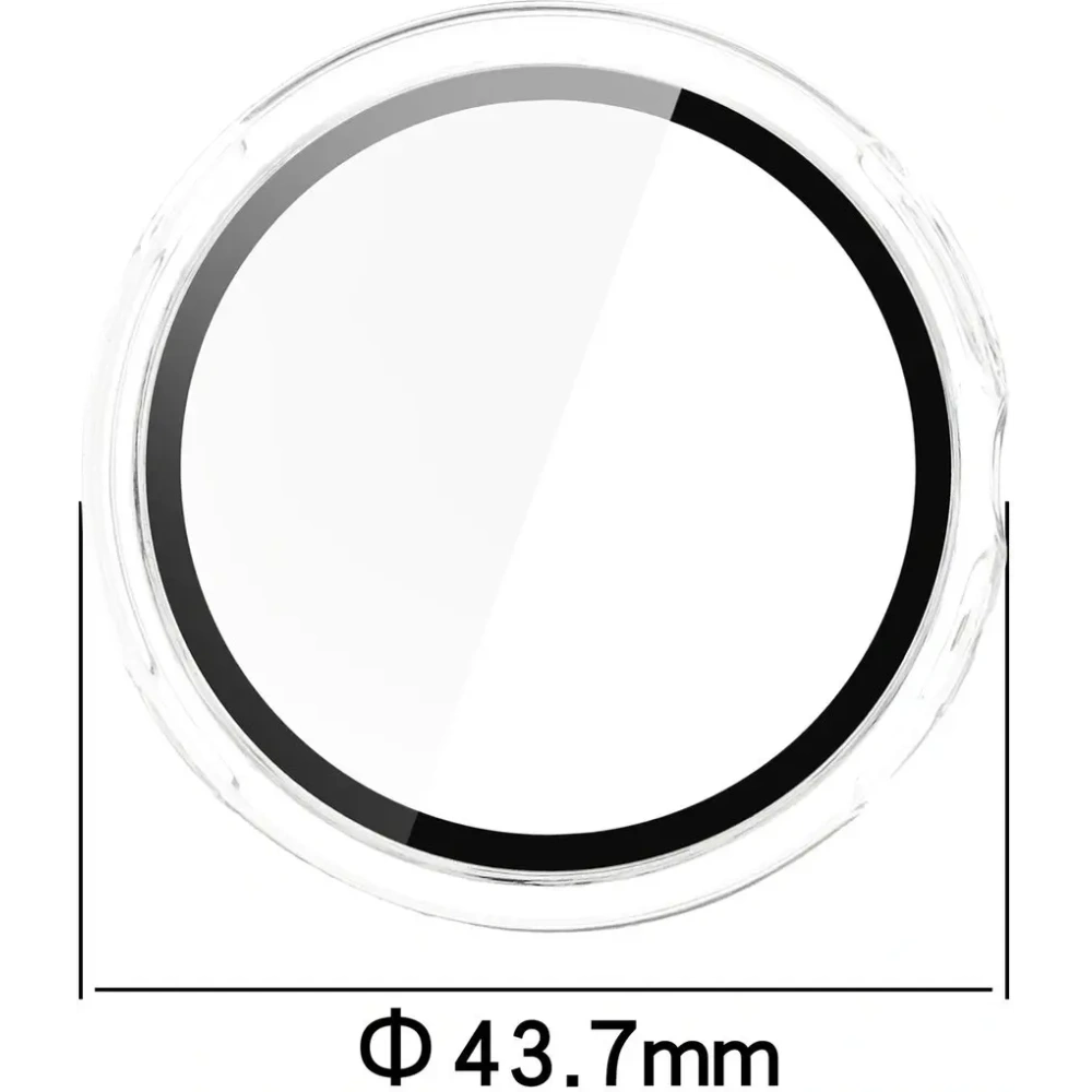 Etui ze szkłem do zegarka Bizon Case+Glass Watch do Google Pixel Watch 4 41mm przezroczyste