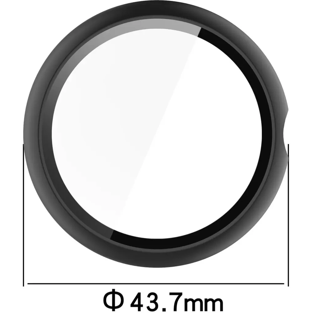 Etui ze szkłem do zegarka Bizon Case+Glass Watch do Google Pixel Watch 4 41mm matowe czarne