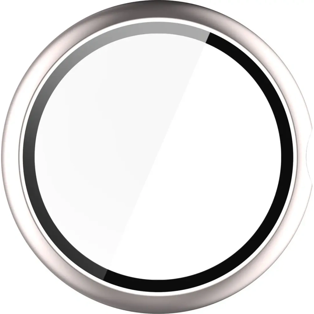 Etui ze szkłem do zegarka Bizon Case+Glass Watch do Google Pixel Watch 4 41mm satynowe szmapańskie