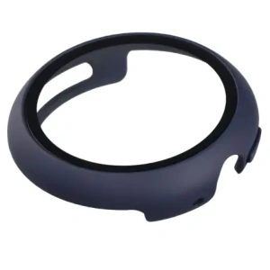 Etui ze szkłem do zegarka Bizon Case+Glass Watch do Google Pixel Watch 4 41mm matowe granatowe