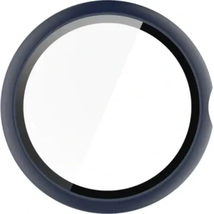 Etui ze szkłem do zegarka Bizon Case+Glass Watch do Google Pixel Watch 4 41mm matowe granatowe