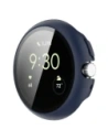 Etui ze szkłem do zegarka Bizon Case+Glass Watch do Google Pixel Watch 4 41mm matowe granatowe