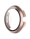 Etui ze szkłem do zegarka Bizon Case+Glass Watch do Google Pixel Watch 4 41mm różowozłote
