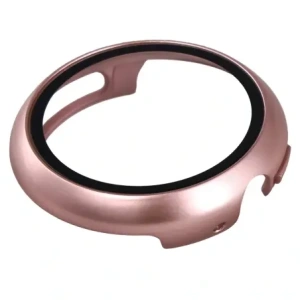 Etui ze szkłem do zegarka Bizon Case+Glass Watch do Google Pixel Watch 4 41mm różowozłote