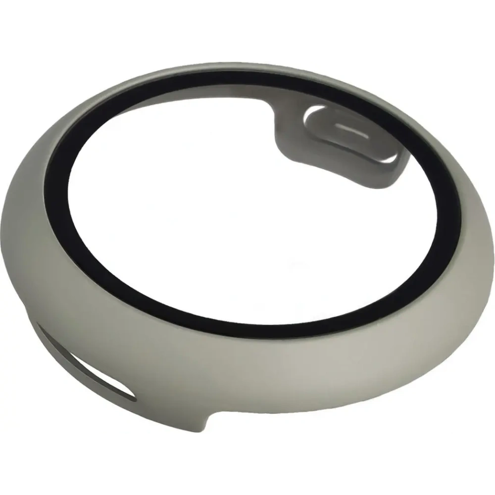 Etui ze szkłem do zegarka Bizon Case+Glass Watch do Google Pixel Watch 4 41mm matowe szare