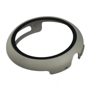 Etui ze szkłem do zegarka Bizon Case+Glass Watch do Google Pixel Watch 4 41mm matowe szare