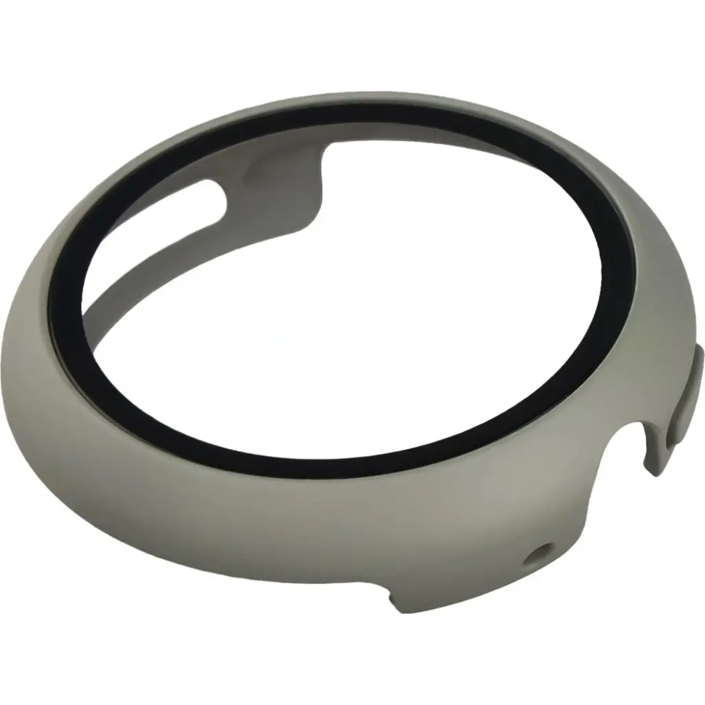 Etui ze szkłem do zegarka Bizon Case+Glass Watch do Google Pixel Watch 4 41mm matowe szare