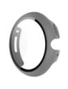 Etui ze szkłem do zegarka Bizon Case+Glass Watch do Google Pixel Watch 4 45mm matowe szare