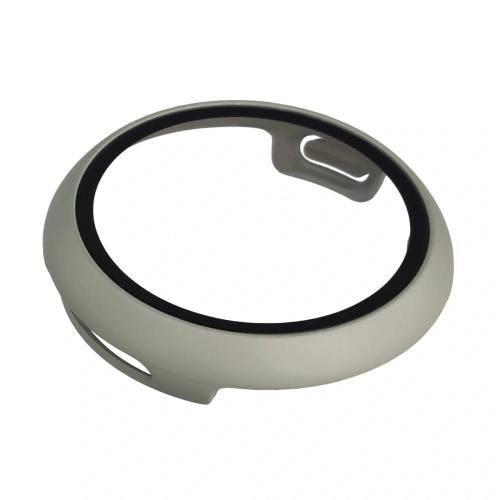 Etui ze szkłem do zegarka Bizon Case+Glass Watch do Google Pixel Watch 4 45mm matowe szare