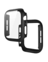 Etui ze szkłem do zegarka Bizon Case+Glass Watch do Apple Watch SE 3 / SE 2 / SE / 6 / 5 / 4 40mm matowe czarne