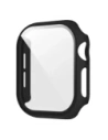 Etui ze szkłem do zegarka Bizon Case+Glass Watch do Apple Watch SE 3 / SE 2 / SE / 6 / 5 / 4 40mm matowe czarne