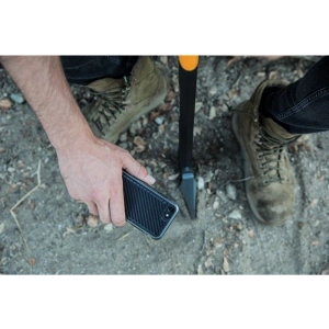 Etui din aluminiu X-Doria Defense Lux Apple iPhone SE 2022/SE 2020/8/7 (Test de cădere 3m) (Fibra de carbon neagră)
