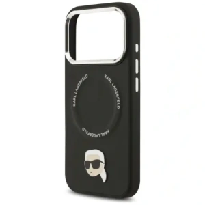 Etui Karl Lagerfeld Karl Pin MagSafe do Apple iPhone 17 Pro czarny