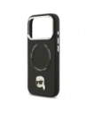 Etui Karl Lagerfeld Karl Pin MagSafe do Apple iPhone 17 Pro czarny
