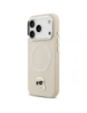 Etui Karl Lagerfeld Karl Pin MagSafe do Apple iPhone 17 Pro Max beżowy