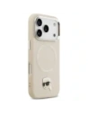 Etui Karl Lagerfeld Karl Pin MagSafe do Apple iPhone 17 Pro Max beżowy